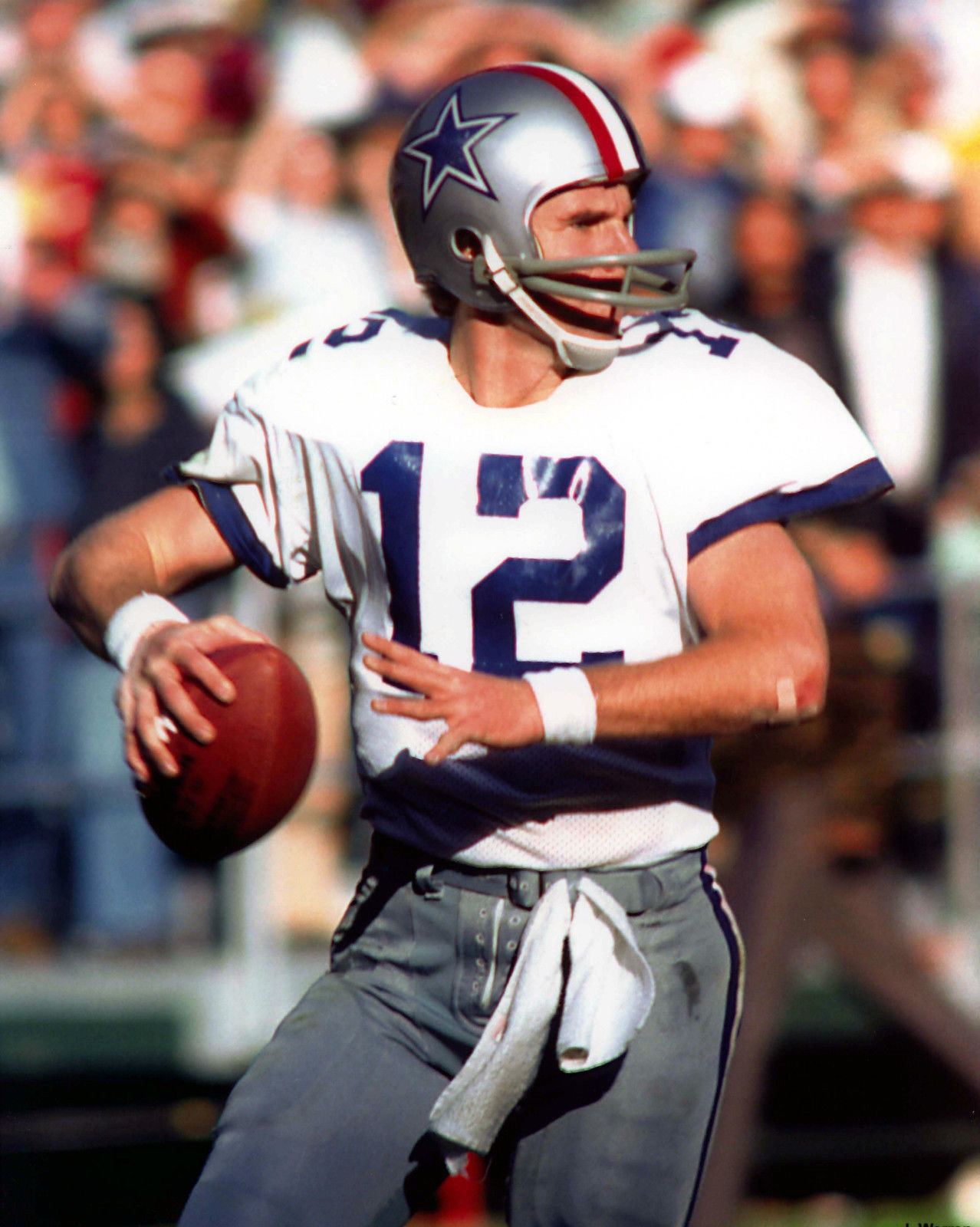 Imagem de referência relacionada a Roger Staubach, item descrito como jogador de futebol americano dos Estados Unidos