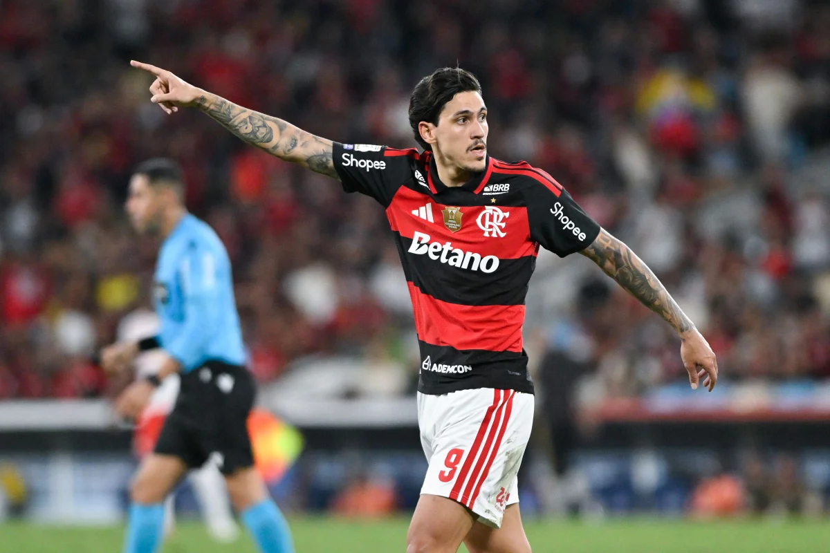 Foto colorida de Pedro, do Flamengo - Metrópoles