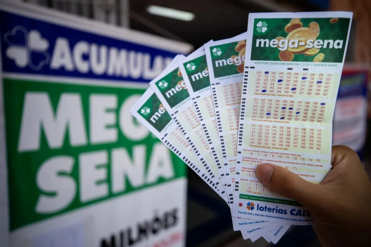 Imagem colorida de Mega-Sena