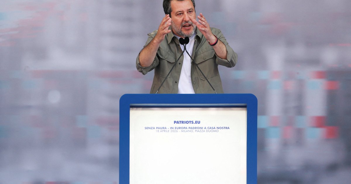 O líder da Liga da Itália, Salvini, garante sua reeleição antes das eleições do próximo ano
