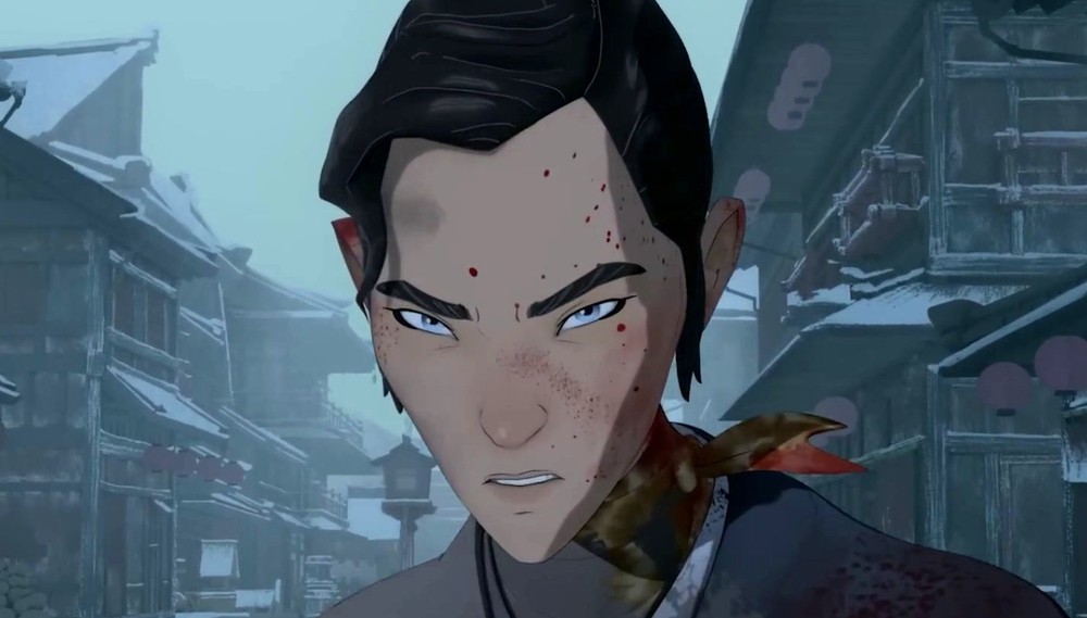 Samurai de Olhos Azuis segue a jornada sangrenta da guerreira Mizu — Foto: Divulgação/Netflix