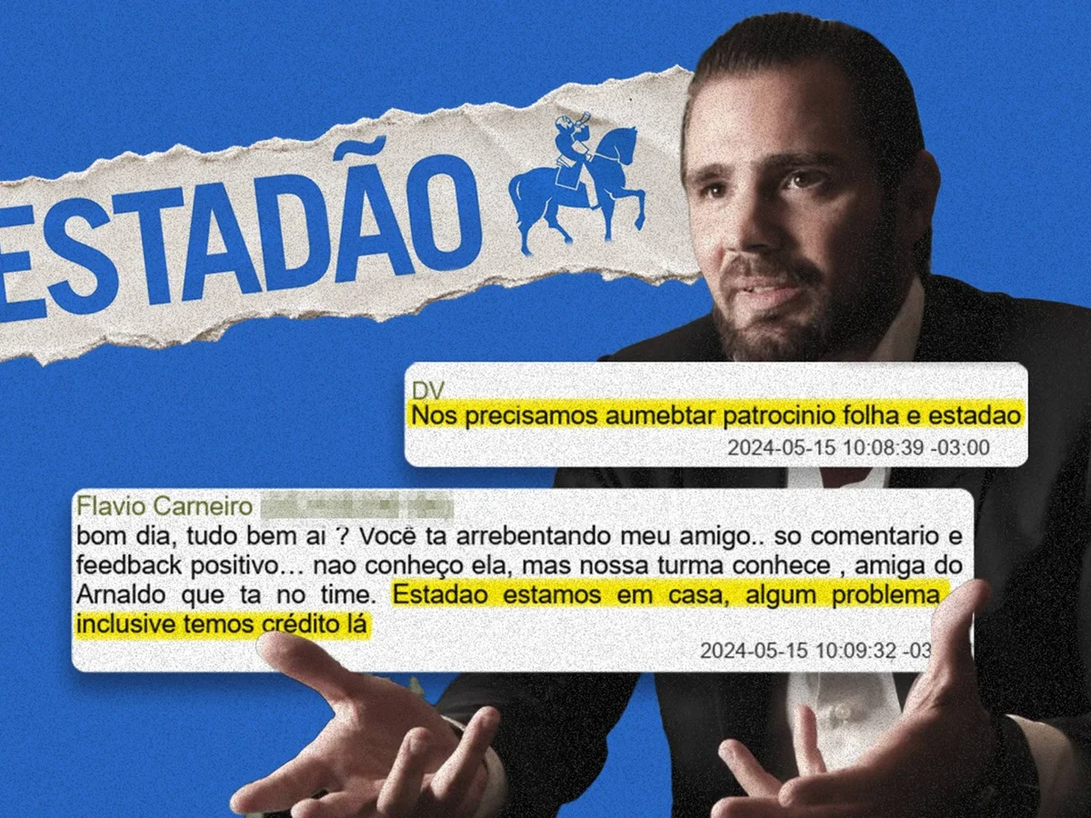 No “Estadão estamos em casa, temos crédito lá”, disse sócio a Daniel Vorcaro