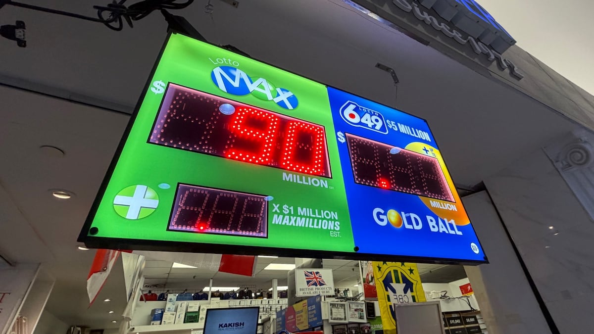 $90-million Lotto Max jackpot up for grabs Tuesday. What are the odds of winning?