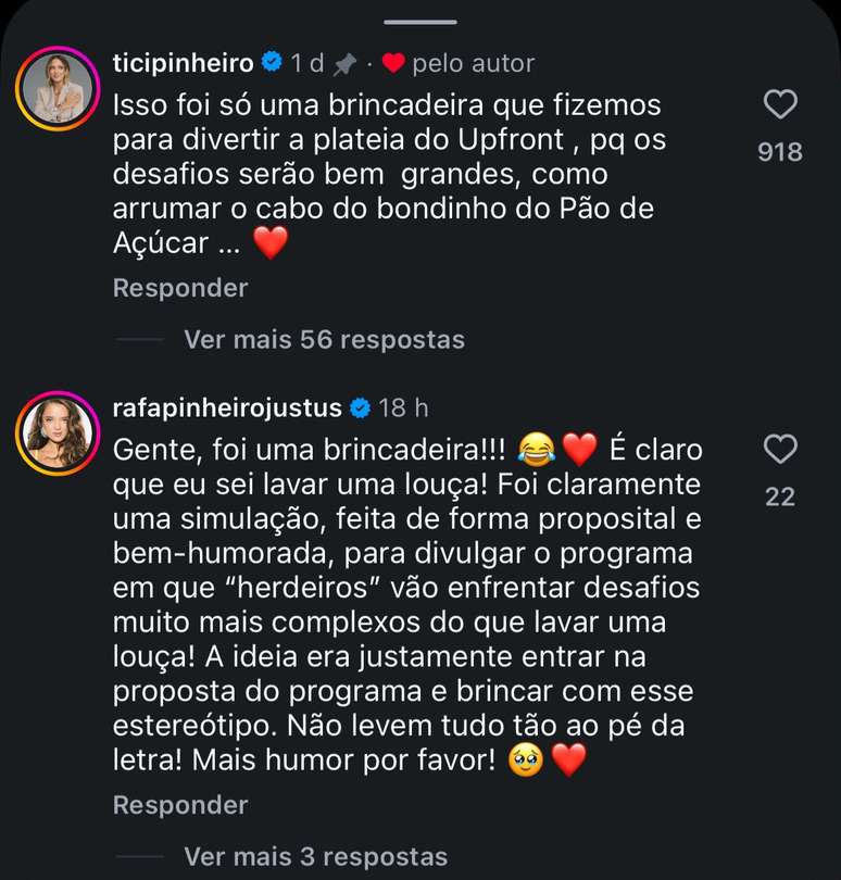 Rafa Justus se defende de críticas após participação em evento da Globo: 'É claro que sei lavar uma louça'