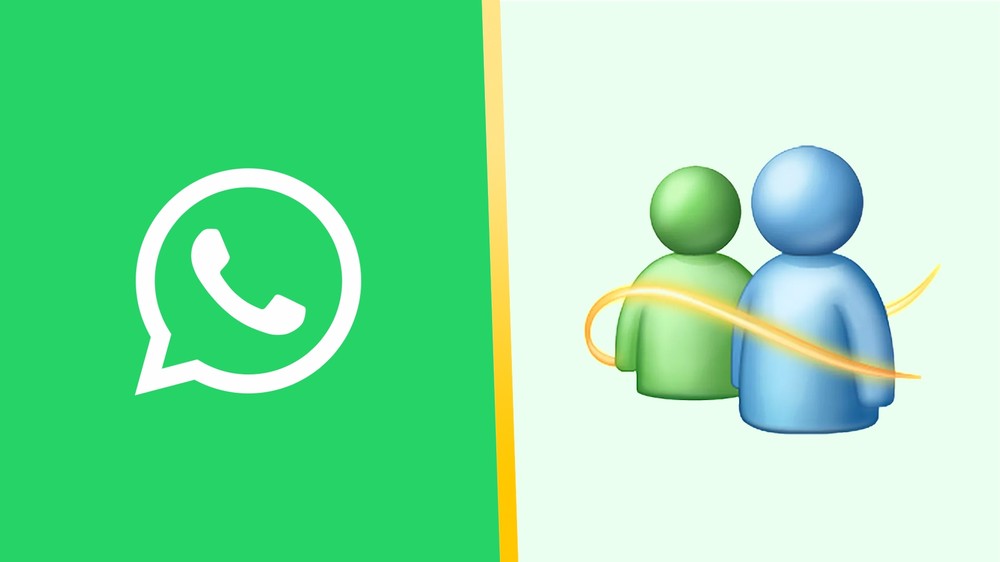 me da a legenda de uma foto de abertura Retro Messenger resgata o visual do MSN Messenger e leva os clássicos sons e zumbidos para as conversas do WhatsApp no computador — Foto: Arte/TechTudo