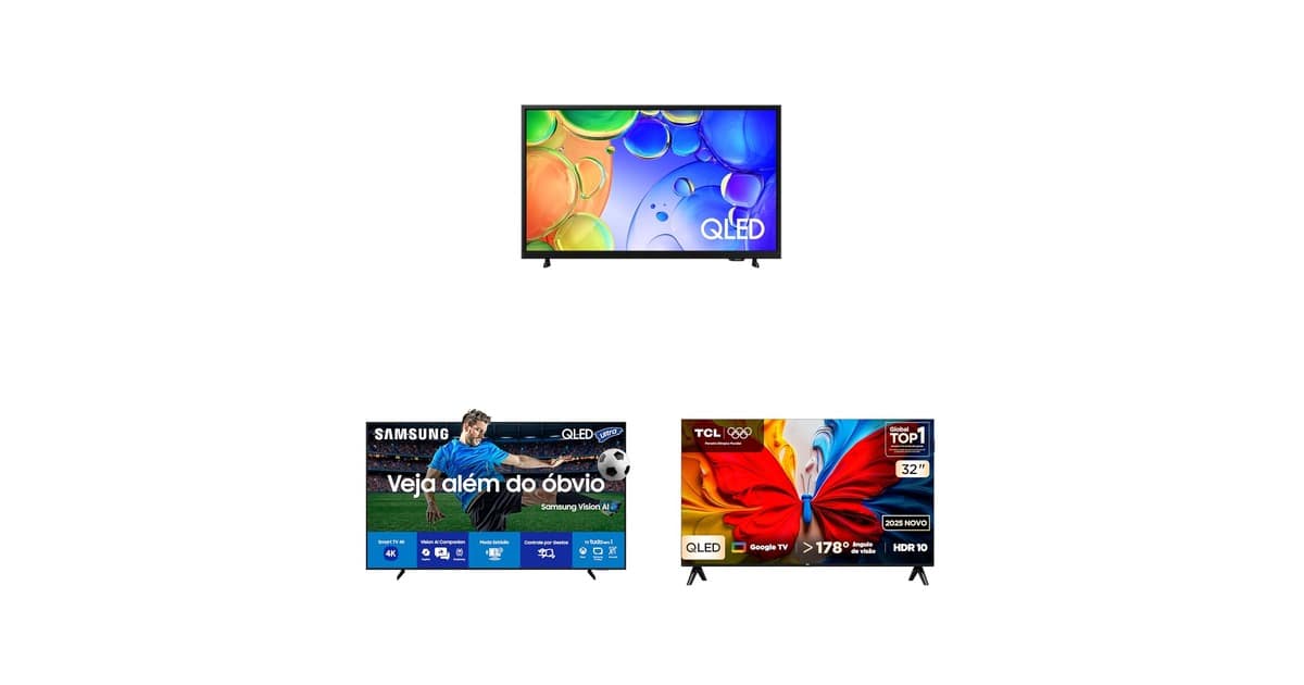 Hora de renovar a sala: TVs QLED com tecnologia de ponta em promoção na Amazon