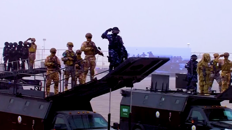 Swat teams in the Eastern Province of Saudi Arabia. Photo: Ministry of Interior
