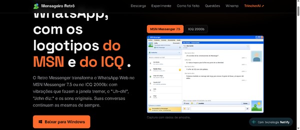 O MSN voltou? Veja como transformar o WhatsApp e usar o zumbido
