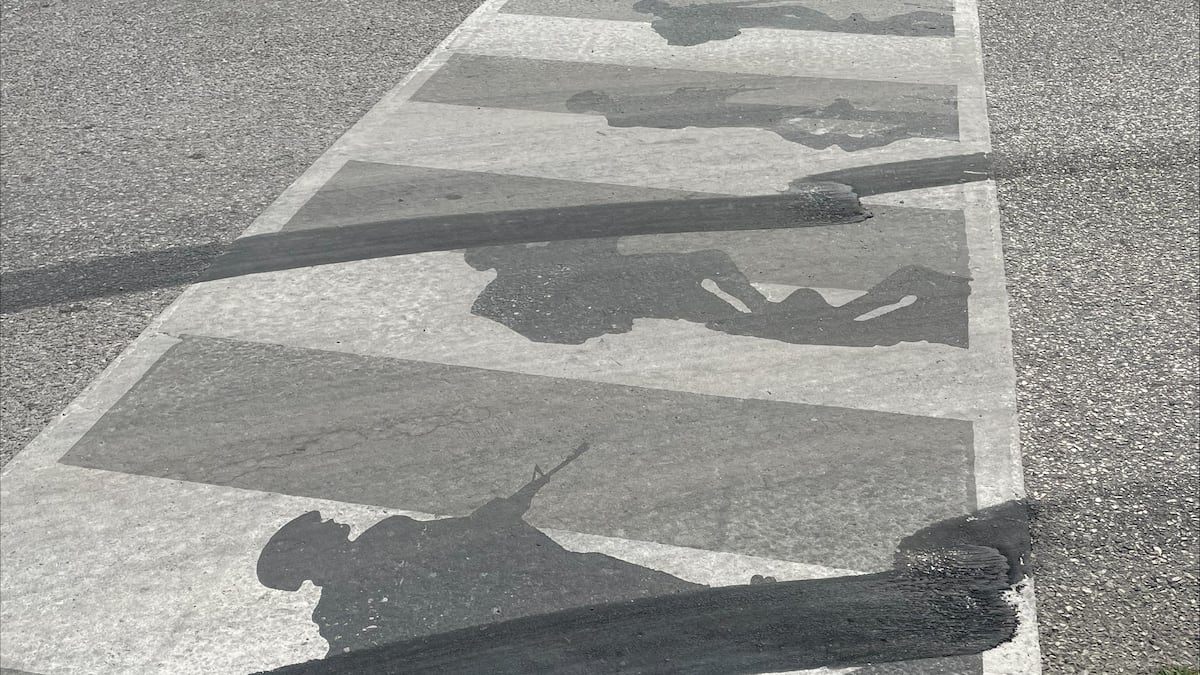 Arrest made after Erieau Veterans Memorial Crosswalk damaged
