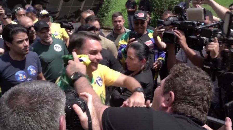 Flavio Bolsonaro leads Sao Paulo caravan ahead of Brazil's presidential election