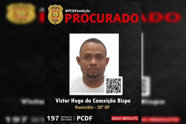 Polícia procura suspeito de envolvimento em morte de jovem de 23 anos no DF - destaque galeria