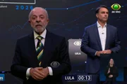 Debate entre Flávio Bolsonaro e Lula na Band