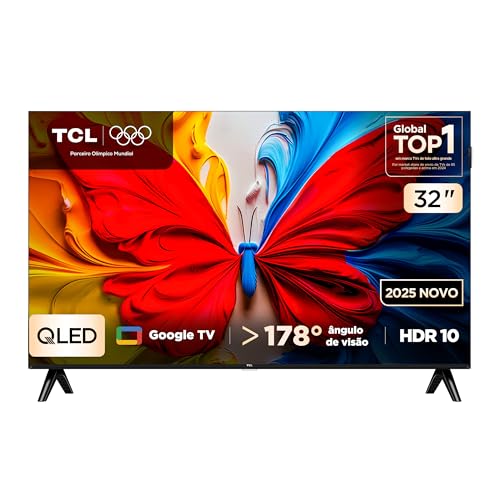 Smart TV TCL 32 Polegadas QLED Full HD S5K Google TV