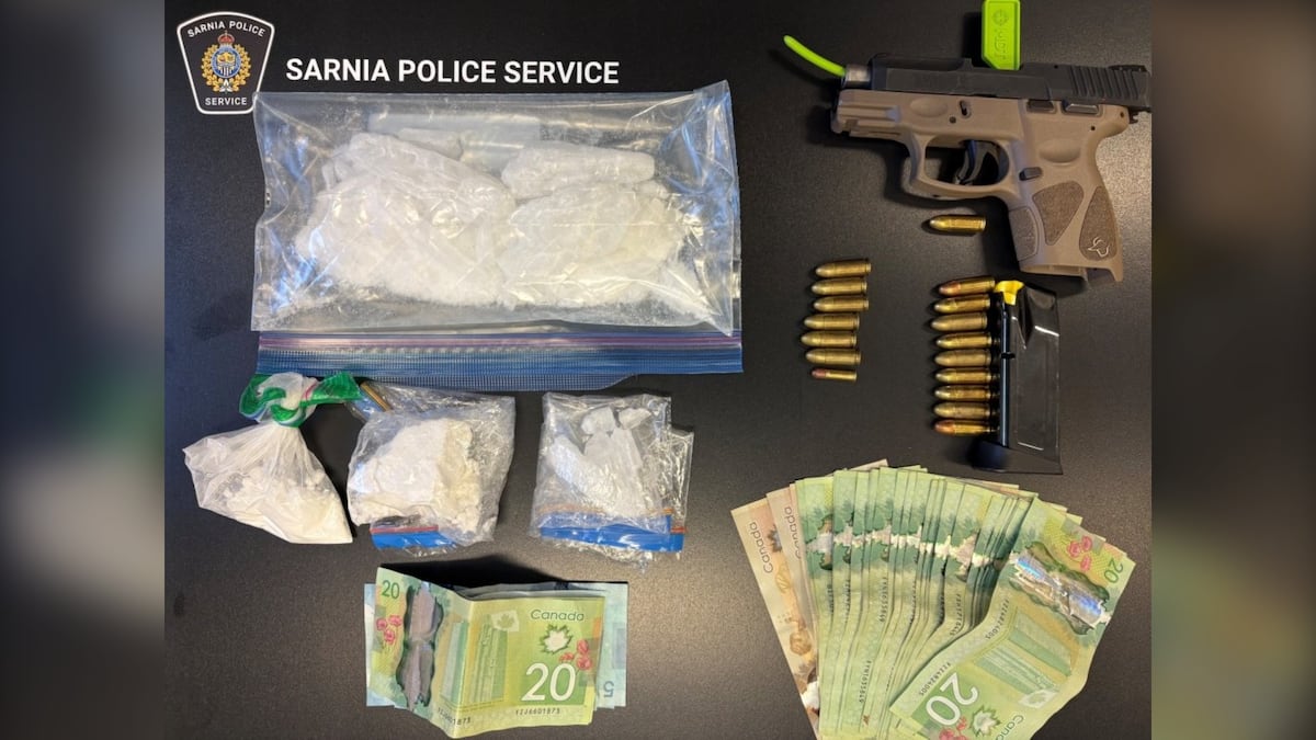 Loaded handgun, drugs seized in Sarnia raid