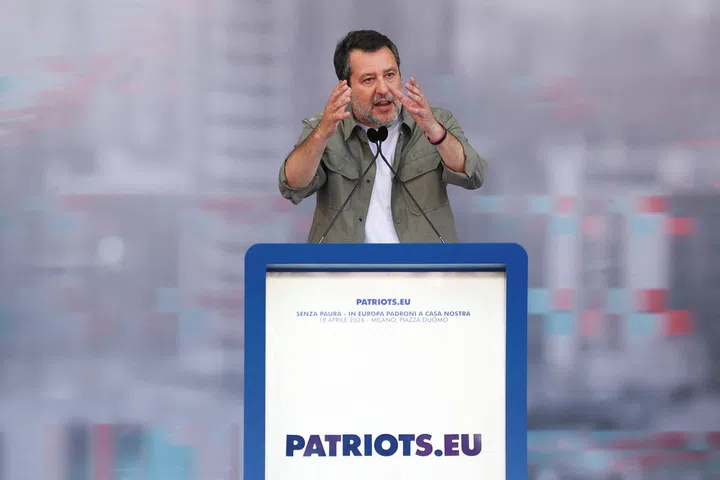 O líder da Liga da Itália, Salvini, garante sua reeleição antes das eleições do próximo ano
