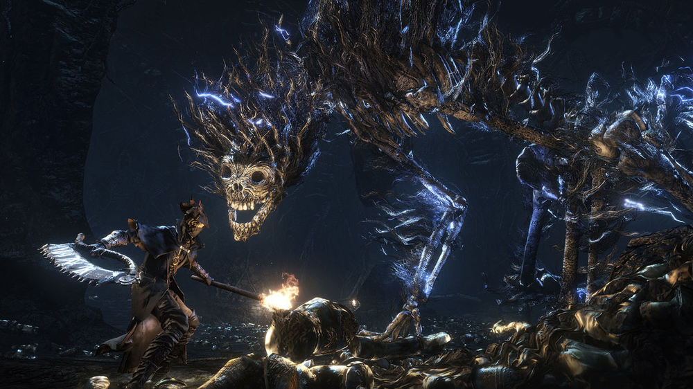 Bloodborne era um jogo extremamente desafiador no estilo dos games da série Dark Souls — Foto: Divulgação/PlayStation Blog