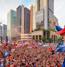 Campanha de Lula na Av. Paulista Foto: Ricardo Stuckert