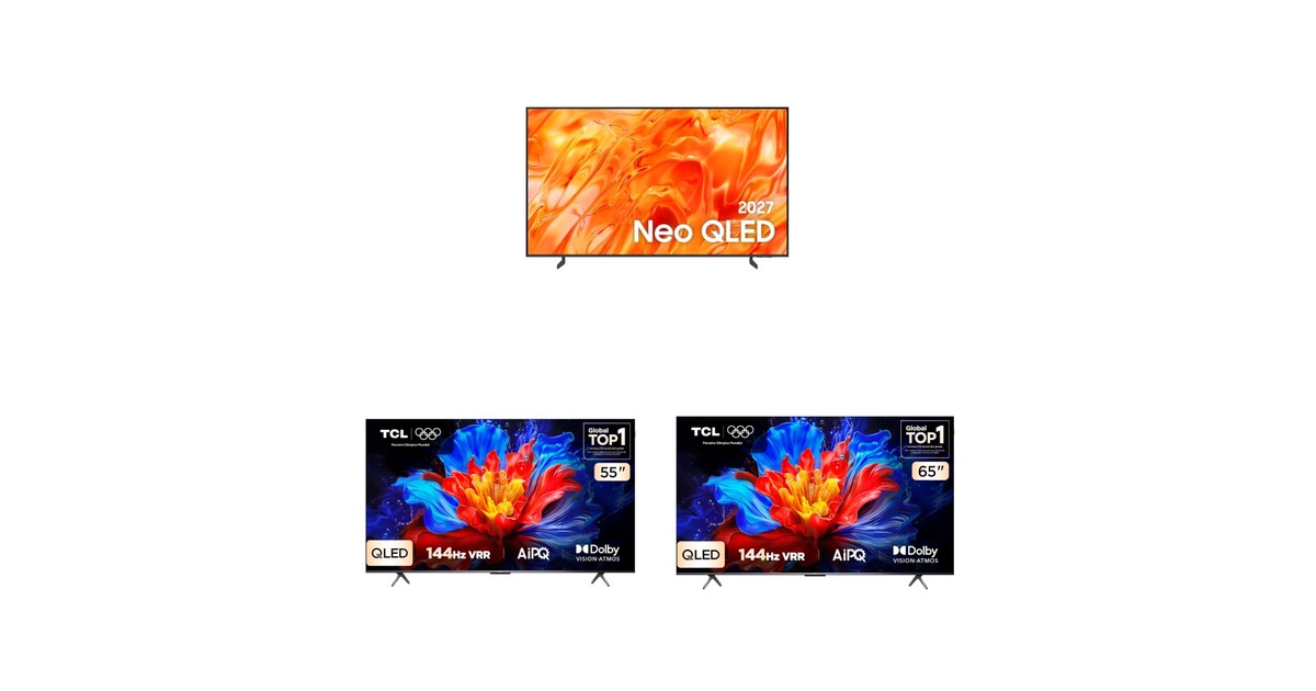 Imagem digna de cinema em casa: seleção de TVs QLED 4K em promoção na Amazon