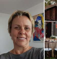Giulia Gam, atriz, | Registro de decoração para casamento Foto: Reprodução | Instagram