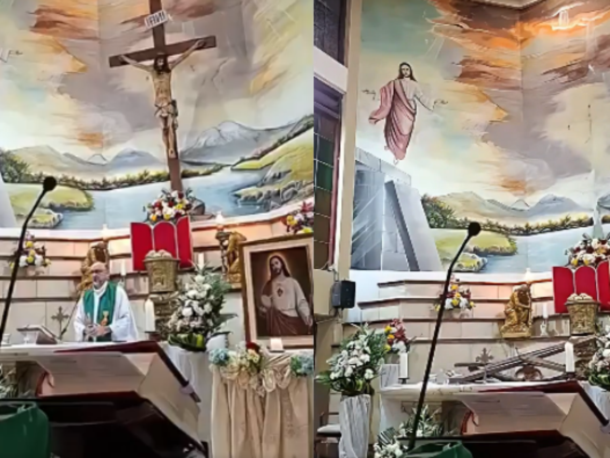 Padre que morreu atingido por cruz refletiu sobre morte em pregação minutos antes de acidente; veja