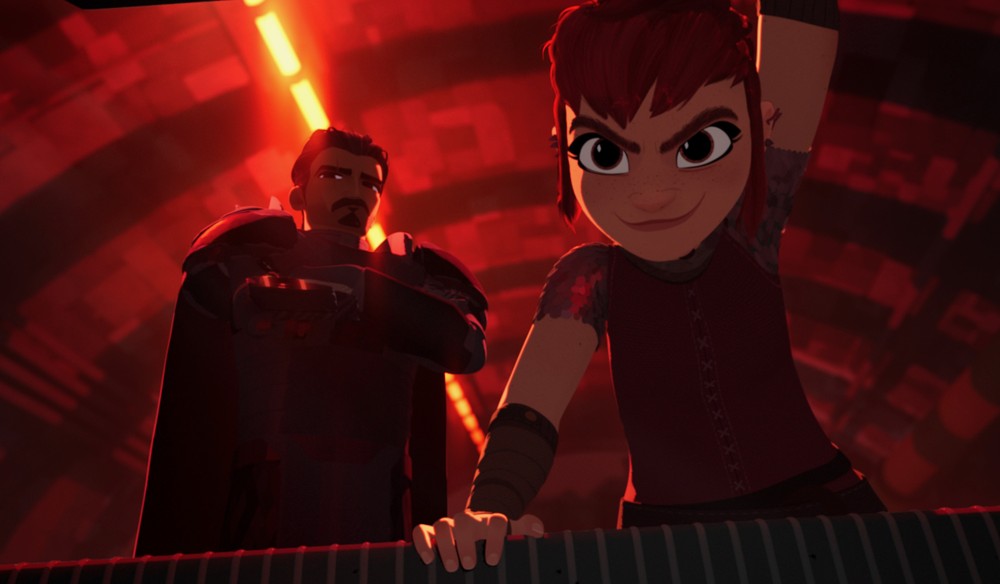 Nimona é uma animação baseada na webcomic de ND Stevenson — Foto: Reprodução/IMDb