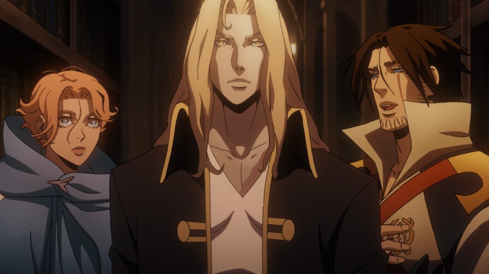 Castlevania (2017) é uma adaptação o jogo clássico de terror do Studio Konami — Foto: Divulgação/Netflix