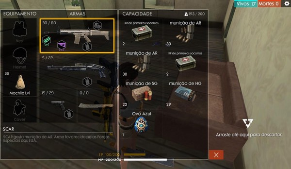 Armas do Free Fire: conheça as melhores para subir de patente mais rápido